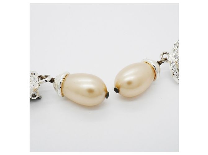 Chanel Clip-Ohrringe Silber - Ansicht 6