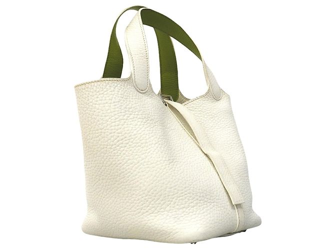 Hermès Hermes Picotin PM Eclat Handtasche Weiß - Ansicht 2