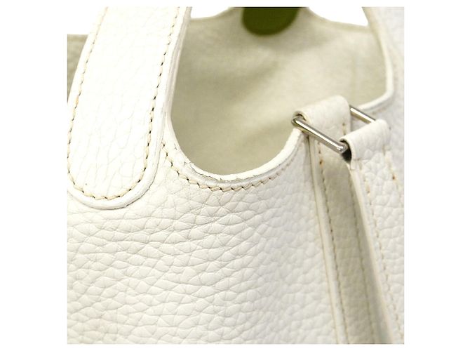 Hermès Hermes Picotin PM Eclat Handtasche Weiß - Ansicht 8