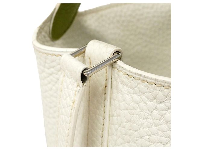 Hermès Hermes Picotin PM Eclat Handtasche Weiß - Ansicht 9