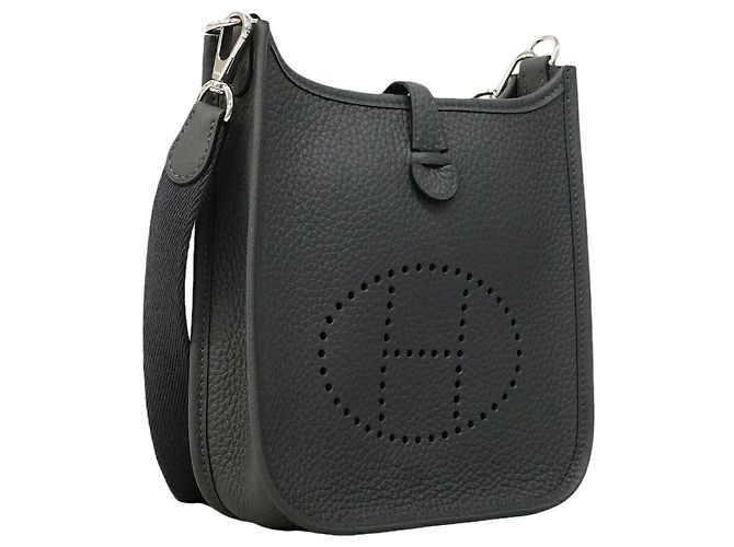 Hermès Borsa a tracolla Hermes Evelyne TPM Marrone - vista 2