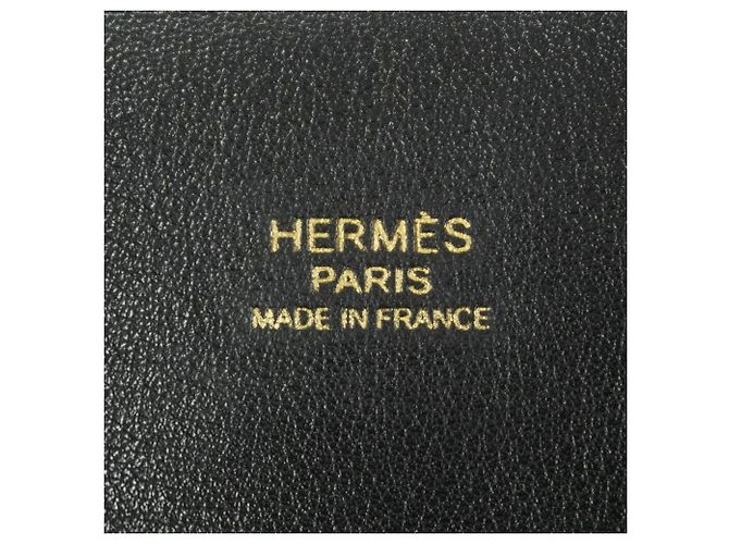 Hermès Borsa Hermes Bolide 31 in pelle Taurillon Clemence nera Nero - vista 5