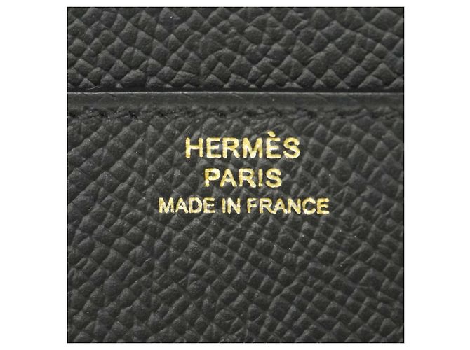 Hermès Portafoglio/Borsa a tracolla Hermes Constance Tougo Nero - vista 5