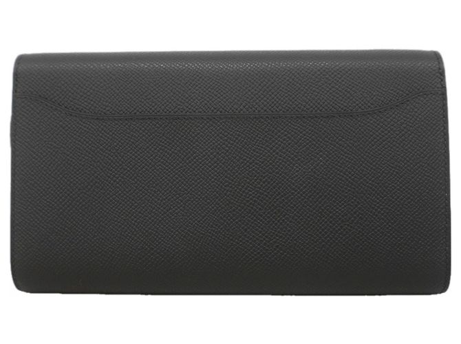 Hermès Portafoglio/Borsa a tracolla Hermes Constance Tougo Nero - vista 8