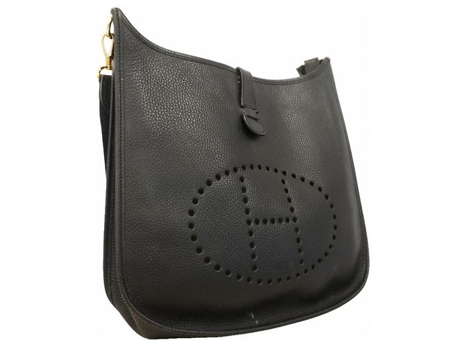 Hermès Borsa a tracolla Hermes Evelyne 1PM Nero - vista 2