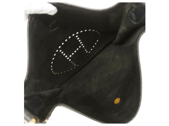 Hermès Borsa a tracolla Hermes Evelyne 1PM Nero - vista 4