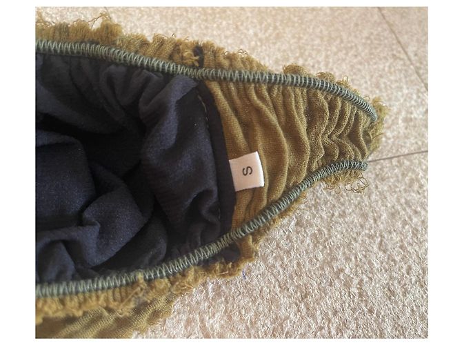 Autre Marque Bikini Como un pez en el agua de Algodón Gofrado Estampado Leopardo - Verde Militar Negro Caqui Estampado de leopardo - vista 4