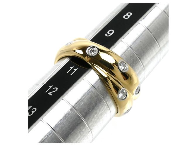 Anello Tiffany & Co. in oro giallo 18K e platino Dots Twist - vista 6
