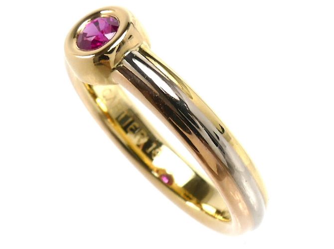 Cartier 18K Gold Rubin Ring - Ansicht 2