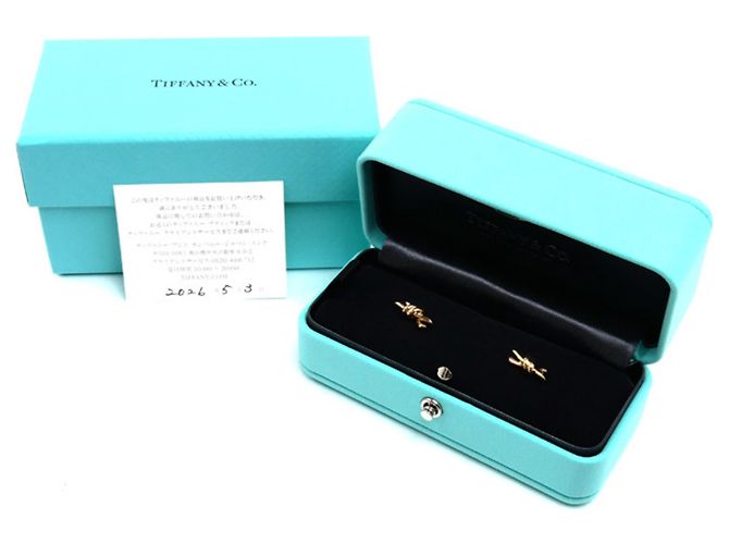 Tiffany & Co Orecchini Knot Small in oro rosa 18K Tiffany - vista 6