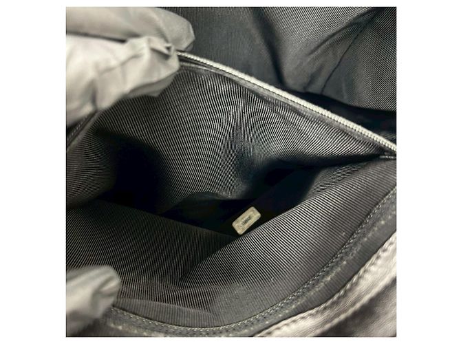 Timeless Chanel Vintage Coco Mark Lammfell Mini Tote Schultertasche Schwarz - Ansicht 10