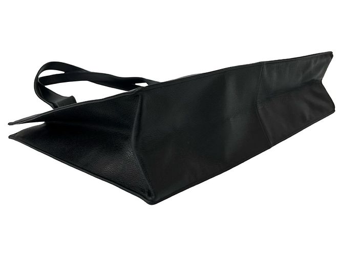 Sac cabas Chanel Vintage Coco Mark en peau caviar Noir - vue 7