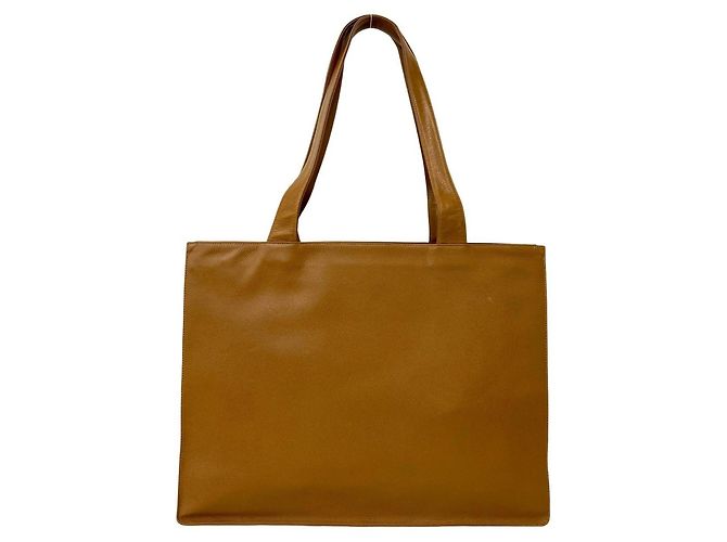 Timeless CHANEL Vintage Coco Mark Caviar Leder Tote Bag Braun - Ansicht 3