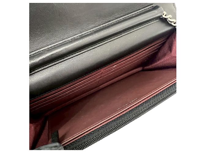 Timeless Borsa a tracolla Chanel Matelassé in agnello Nero - vista 9