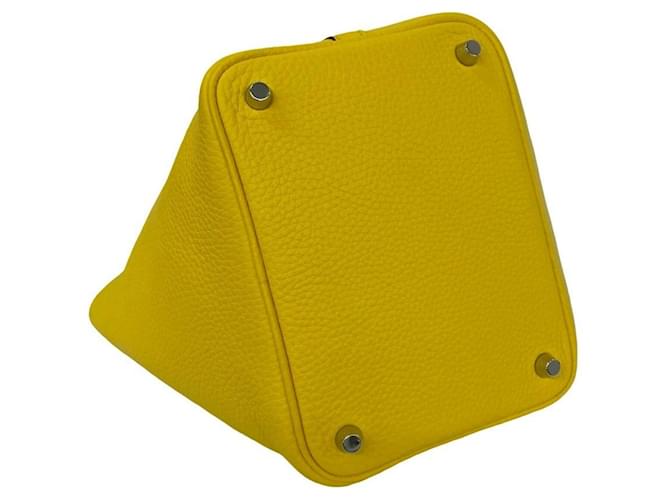 Hermès Borsa HERMES Picotin Lock PM Yellow Giallo - vista 7