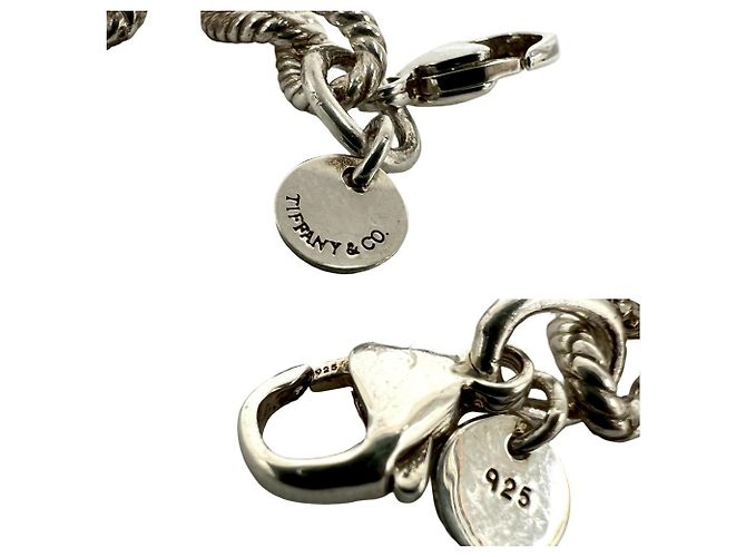 Tiffany & Co Bracciale Tiffany Vintage Twisted Rope Argento - vista 3