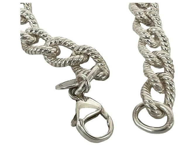 Tiffany & Co Bracciale Tiffany Vintage Twisted Rope Argento - vista 4