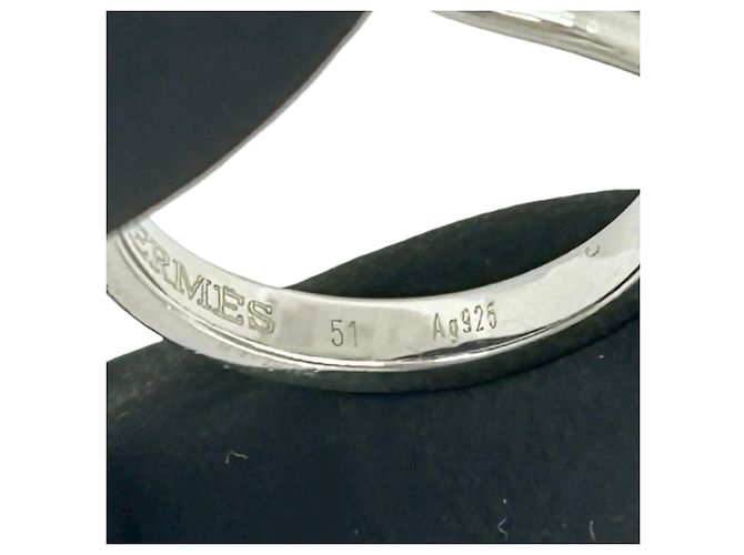 Ring Hermès Anello Chaine d'Ancre Hermes Argento - vista 4