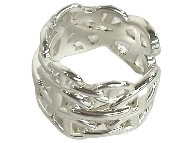 Ring Hermès Anello Hermes Chaine d'Ancre Enchainée GM Argento - vista 4