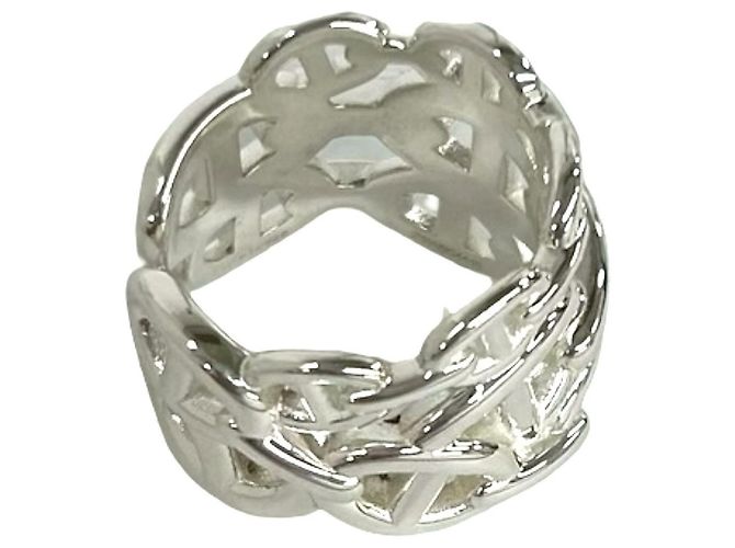 Ring Hermès Anello Hermes Chaine d'Ancre Enchainée GM Argento - vista 5