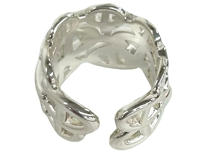 Ring Hermès Anello Hermes Chaine d'Ancre Enchainée GM Argento - vista 6