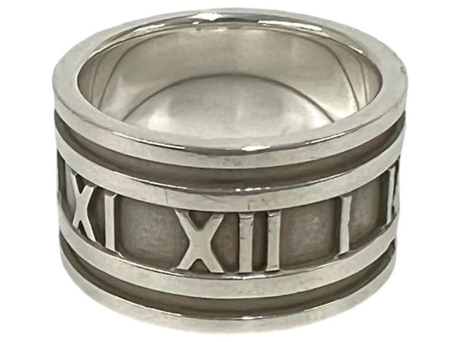 Tiffany & Co Anello largo Tiffany Vintage Atlas Argento - vista 4