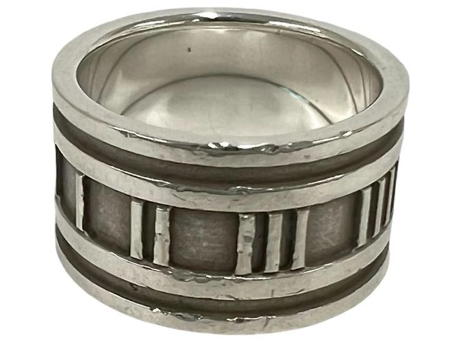 Tiffany & Co Anello largo Tiffany Vintage Atlas Argento - vista 6