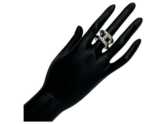 Hermès Hermes Area Band Ring Silber - Ansicht 2