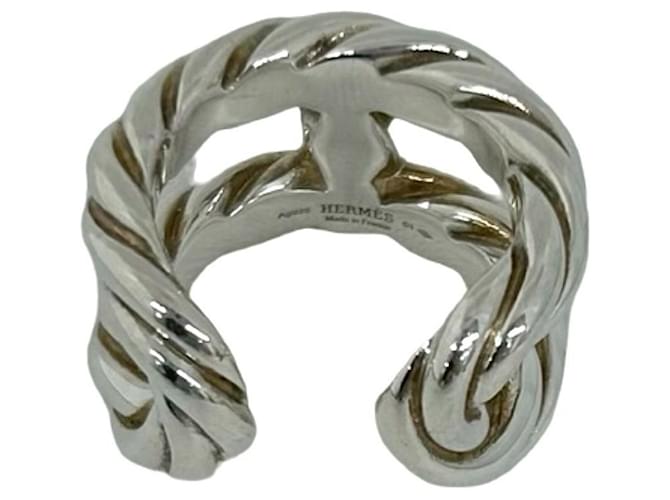 Hermès Hermes Area Band Ring Silber - Ansicht 6