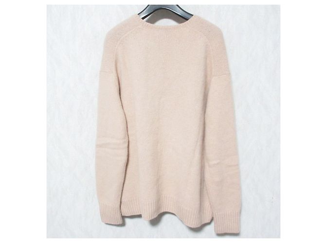 Autre Marque United Arrows Wollstrickpullover mit V-Ausschnitt Pink - Ansicht 2