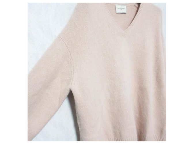 Autre Marque United Arrows Wollstrickpullover mit V-Ausschnitt Pink - Ansicht 3