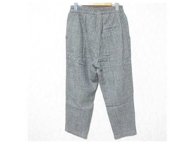 Autre Marque Pantaloni in lana comodi MidiUmi Marrone - vista 2