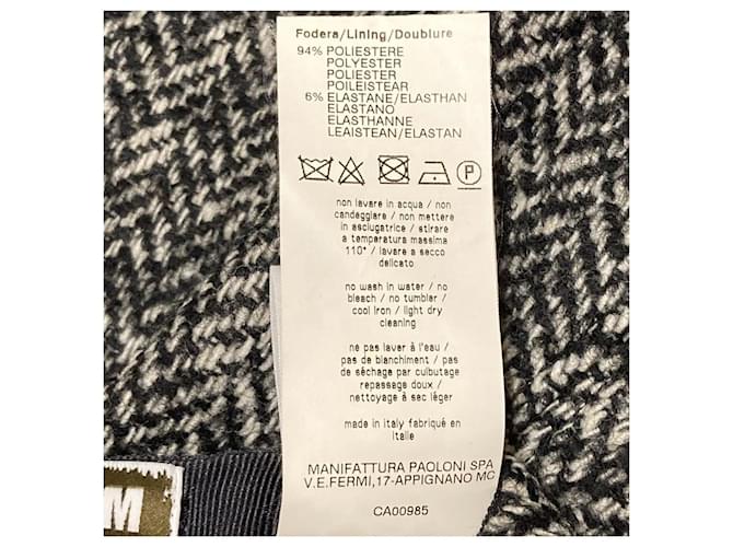 Autre Marque Falda de tweed con espiga MSGM Negro - vista 6