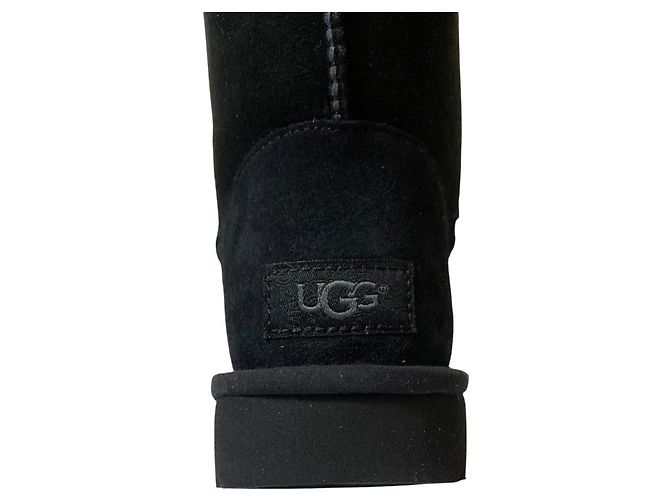 Autre Marque UGG GITA klassische Lammfellstiefel Schwarz - Ansicht 10