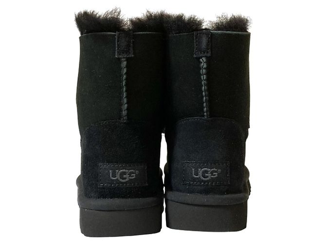 Autre Marque UGG GITA klassische Lammfellstiefel Schwarz - Ansicht 4