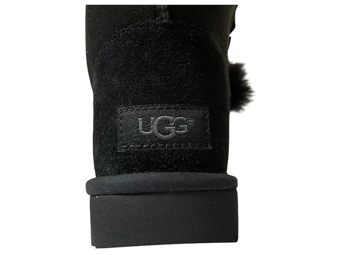 Autre Marque UGG GITA klassische Lammfellstiefel Schwarz - Ansicht 9