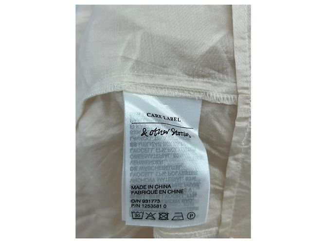 & Other Stories Creme Bluse Beige S - Ansicht 5