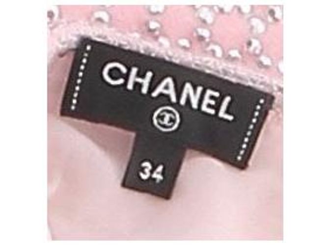 Chanel Rosa Kleid mit Strass Pink - Ansicht 7