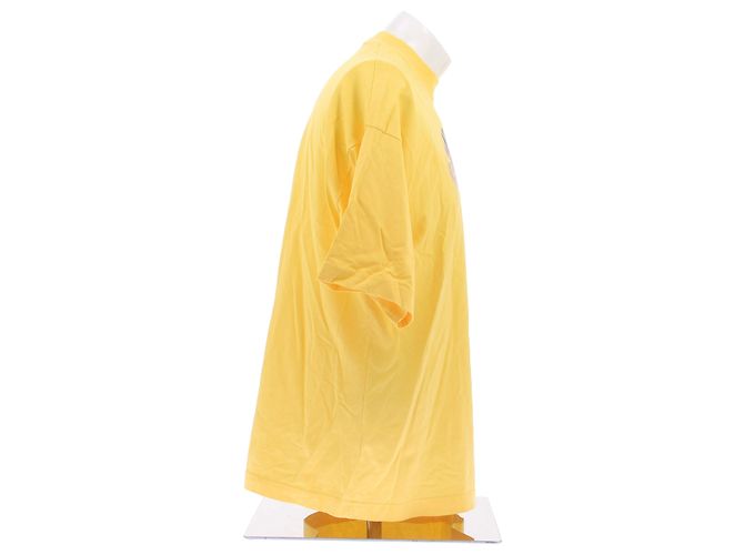 T-shirt Teddy Bear Palm Angels Gialla in Cotone Giallo - vista 3