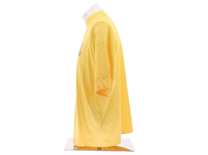 T-shirt Teddy Bear Palm Angels Gialla in Cotone Giallo - vista 4