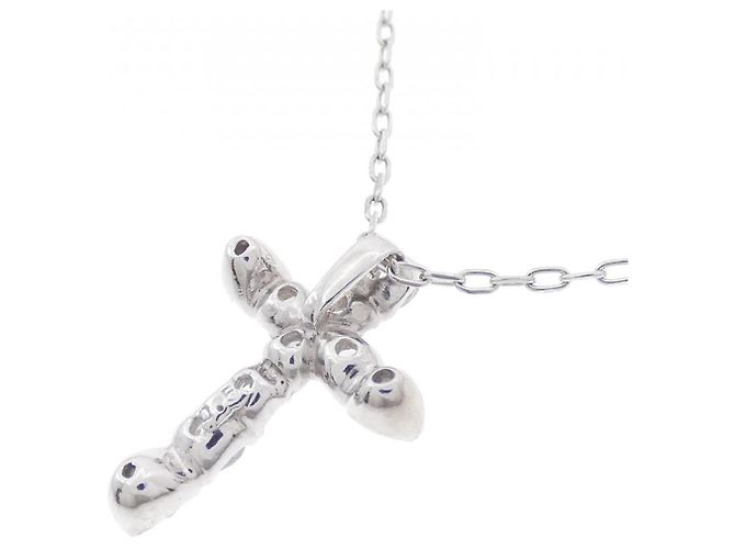 Autre Marque Collana in platino e diamanti Argento - vista 4