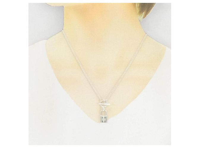 Hermès Collana Hermes Amulette Cadena 925 Silver Argento - vista 6