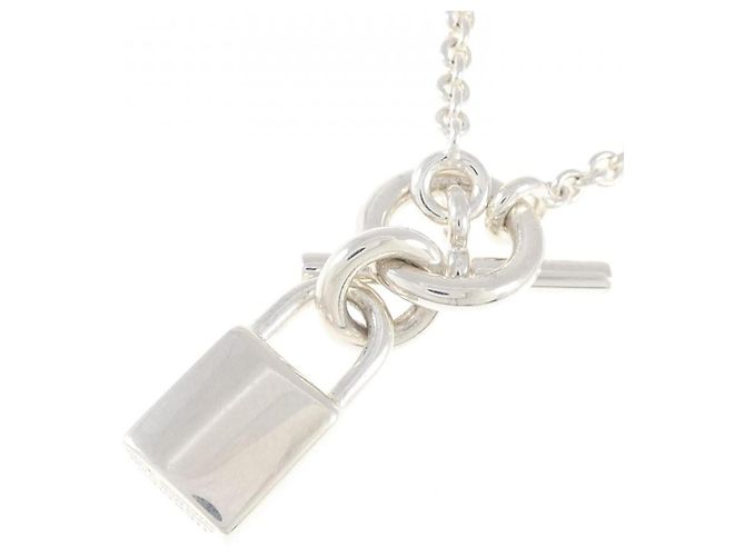 Collar Amulette Cadena en plata 925 Hermès - vista 4