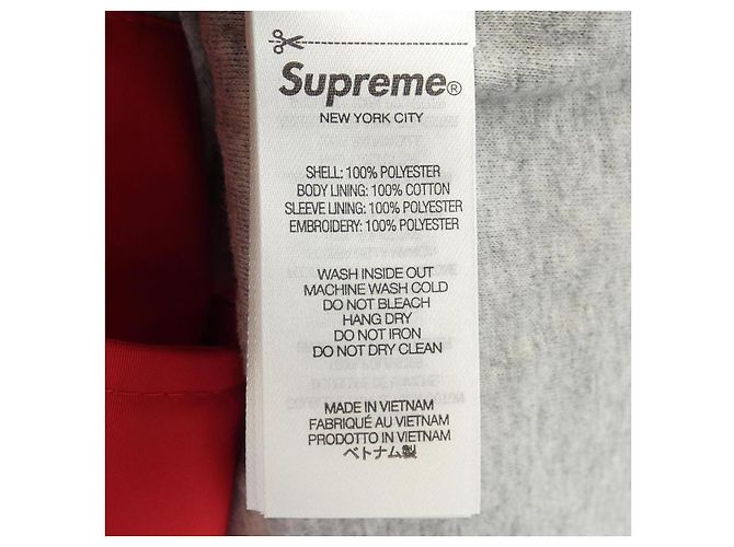 Veste Supreme CREST COACHES Rouge - vue 3