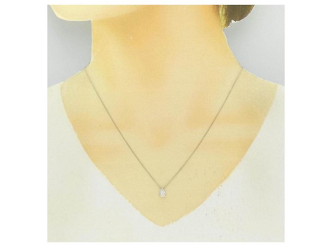 Autre Marque Collana in platino PT850 e diamante Argento - vista 6