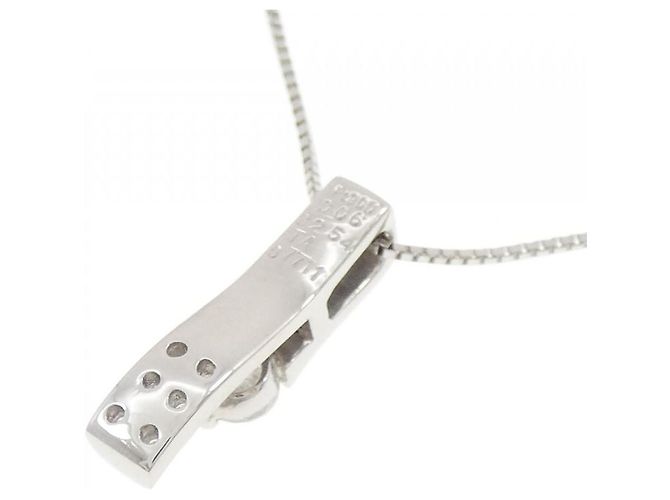 Autre Marque Collana di Diamanti PT900 PT850 Argento - vista 4