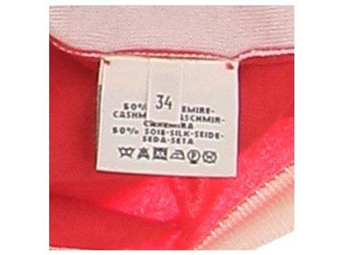 Hermès Top de tirantes de gala en cachemira roja - vista 5