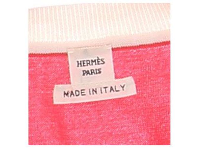 Hermès Top de tirantes de gala en cachemira roja - vista 6