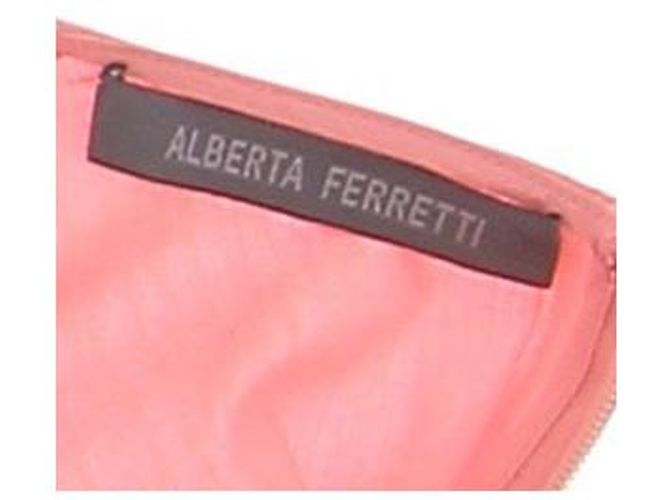 Vestido de algodón rosa Alberta Ferretti - vista 5