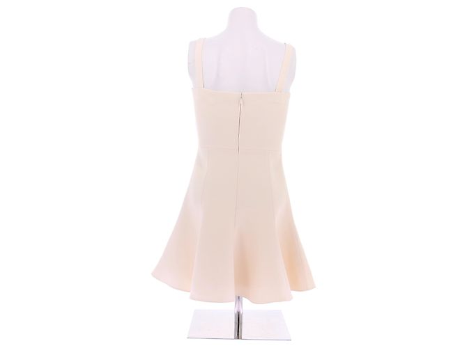 Dior Weißes Wollkleid mit Trägern - Ansicht 2